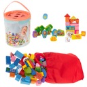 ДЕРЕВЯННЫЕ БЛОКИ Образовательный ковш-сортировщик 100 шт.