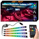 CINTA DIOPARA LUMINOSO LED PARA COCHE RGB LEDY VERSIÓN USB + CONTROL REMOTO 4W1 JUEGO 