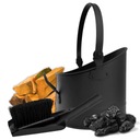 ВЕДРО ДЛЯ УГЛЯ КОРЗИНА ВЕДРО ДЛЯ УГЛЯ ЗОЛА КАМИН ДЕРЕВА + АКСЕССУАРЫ