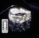 LAMPKI CHOINKOWE LINKA LED Z PILOTEM USB BIAŁY ZIMNY 2m Kod producenta 5905247734143