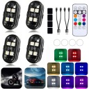 4 STUFF WIRELESS HEADLIGHT FLASHER LED STURDY 8 COLORS USB Z CONSOLE  photo 11