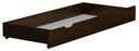 Деревянный ящик сосна под кроватью, 150 см, Орех
