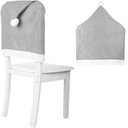 РОЖДЕСТВЕНСКИЙ ЧЕХОЛ ДЛЯ СТУЛА ДЕКОРАТИВНЫЙ ПОКРЫТИЕ ШАПКА САНТА