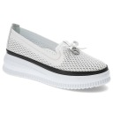 Белые женские полусапоги Ravini из натуральной кожи