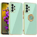 Чехол для Samsung A32 4G СИЛИКОНОВЫЙ ГЛАМУР + КОЛЬЦО