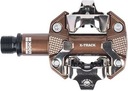Look pedały Gravel X-Track brązowe + bloki