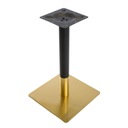 ПЬЕДЕСТАЛ ДЛЯ СТОЛА МЕТАЛЛИЧЕСКАЯ НОЖКА СТОЛА ЧЕРНО-ЗОЛОТОЙ ГЛАМУР A608