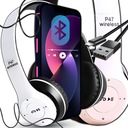 P47 БЕСПРОВОДНЫЕ BLUETOOTH-НАУШНИКИ С НАКЛАДНЫМ МИКРОФОНОМ MP3 В ПОДАРОК