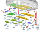 РАСШИРИТЕЛЬ КОЛЕСНОЙ АРКИ ЛЕВЫЙ ПЕРЕДНИЙ FORD KUGA Mk3 2020