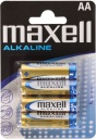 Maxell: Лужні батарейки типу АА (LR6) у блістері по 4 шт.