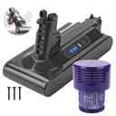 ЗАПАСНАЯ АККУМУЛЯТОРНАЯ БАТАРЕЯ 6000 МАЧ ДЛЯ DYSON V10 25,2 В