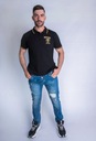 Pánske polo tričko čierne MOSCHINO veľ. S EAN (GTIN) 192739103425