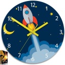 Настенные часы ROCKET для детской комнаты MODERN