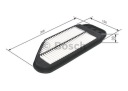 FILTRE AIR BOSCH F 026 400 349photo 14
