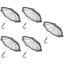 Koronkowe wykończenie parasola składane 5 szt Marka bez marki