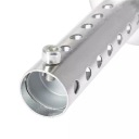 MUFFLER VERSATILE 60MM DO PIPES GRADUATION ZE STEEL STAINLESS STEEL  photo 13