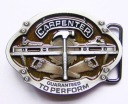 Плотник плотник старая серебряная пряжка ремня