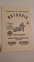 ИСКРА ОСТРОВ WLKP - ФАЛУБАЗ ЗЕЛОНА ГОРА 21.07.1989 ПРОГРАММА ЧИСТОЙ СКОРОСТНОЙ СТРОКИ