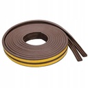 УПЛОТНИТЕЛЬ ДЛЯ ДВЕРНЫХ ОКОН, ТИП Е, 4х9мм, 10 метров