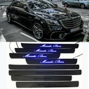 BRIDAS AL UMBRALES DIODO LUMINOSO LED MERCEDES CLASE S W222 BLACK 