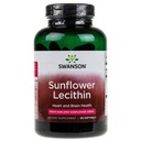 SWANSON Sunflower Lecithin Slnečnicový lecitín 90 gélových kapsúl Forma kapsuly