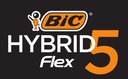 РЕТРИЛЛИ BIC HYBRID 5 FLEX BLISTER ДЛЯ ЛЕПИНКОВ 8 ШТ.