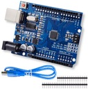 Модуль Atmel ATmega328 CH340, совместимый с Arduino UNO R3 + USB-кабель + контакты