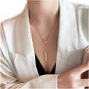 ЗОЛОТОЕ Ожерелье с V-образным вырезом для знаменитостей, элегантное