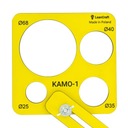 Измерительный шаблон для отверстий в плитке КАМО-1