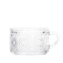 Чашка стеклянная BARREL с узором 0,35 л HOMLA