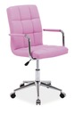 KOMFORTOWY FOTEL OBROTOWY GONZO RÓŻOWY