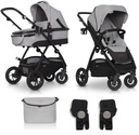 Wózek dziecięcy 2w1 Optimo ADAPTERY TORBA SASZETKA
