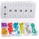 АВТОМОБИЛЬНЫЕ ПРЕДОХРАНИТЕЛИ МИНИ-ПЛАСТИНА 140 ШТ. 3A-30A НАБОР