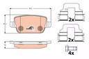 ROTINGER TARCZE+KLOCKI PARTE TRASERA FORD GALAXY II 302MM 