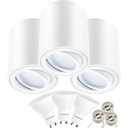 3x Накладной светильник HALOGEN SPOT TUBE +LED GU10