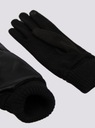 Allora Čierne kožené rukavice so sťahovaním Značka Allora