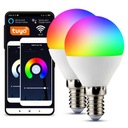 Smart Home Żarówka LED E14 WiFi TUYA 5,5W RGB 2szt