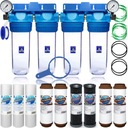 ФИЛЬТР ВОДЫ ДЛЯ ВСЕГО ДОМА 4-СТУПЕНЧАТОЕ УДАЛЕНИЕ ЖЕЛЕЗОПАСНОСТИ 3/4