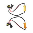 2 SZT. H11 LED (СВІТЛОДІОД) DEKODER СВІТЛА ПРОТИТУМАННОГО 50 W 12 V РЕЗИСТОР MU  (18422908910) фото min 10