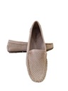 БЕЖЕВЫЕ ЛЕГКИЕ АЖУРНЫЕ МОКАСИНЫ BELLA PARIS на плоской подошве, размер 39