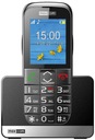 Черный телефон для пожилых людей MAXCOM MM720 BB