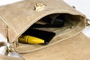 Talianska kabelka Kožená poštárka hadia koža Ďalšie vlastnosti vrecko na telefón