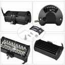 2 SZT. ГАЛОГЕН LED (СВІТЛОДІОД) 240W ПРОТИВОТУМАННА ФАРА РОБОЧА ФАРА 12V 24V ПОТУЖНА  (17618018165) фото min 8