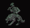 Wolf Riders with Axes - Druk 3D - Minifaktura System Warhammer Fantasy Battle