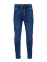 Spodnie męskie jeansowe joggery niebieskie P907 L Model P907