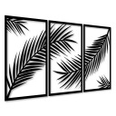 PALM LEAVES MIRACLE LEAF DECORATION 105 cm TRYPTYK LIVING ROOM IMAGES