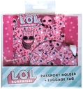 ЧЕХОЛ ДЛЯ ПАСПОРТА + БАГАЖНАЯ БИРКА ДЛЯ БАГАЖНОГО ЧЕМОДАНА L.O.L. СЮРПРИЗ