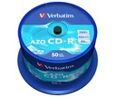 Verbatim CD-R 700 МБ 50 шт. AZO, Кристалл.
