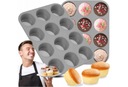 СИЛИКОНОВАЯ ФОРМА ДЛЯ ВЫПЕЧКИ МАФИНОВ ФОРМА ДЛЯ МАФИНОВ 12 шт.