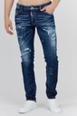 DSQUARED2 Tmavomodré pánske džínsy COOL GUY JEAN 54 Dĺžka nohavíc dlhá